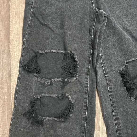 Signature 8 Black Baggy Distressed Jeans - Picture 2 of 6